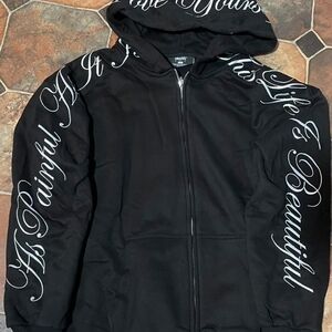 Yours Truly by Phora Zip Up Hoodie